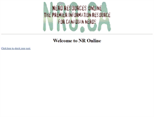 Tablet Screenshot of nro.ca